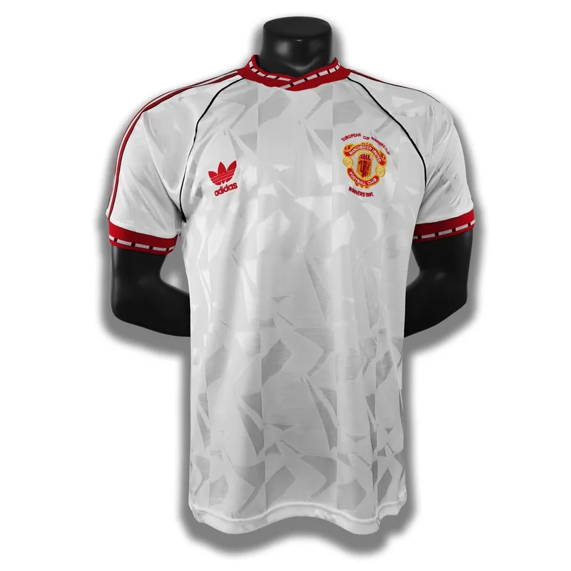 Camiseta Manchester United 1991 VISITANTE MANGA CORTA VERSION FAN